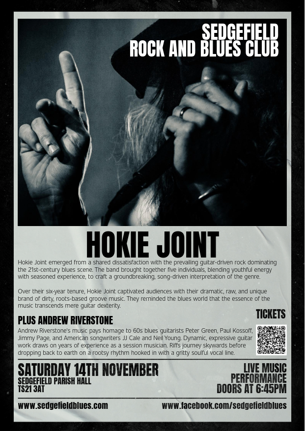 Buy tickets for Hokie Joint at Sedgefield Rock and Blues club