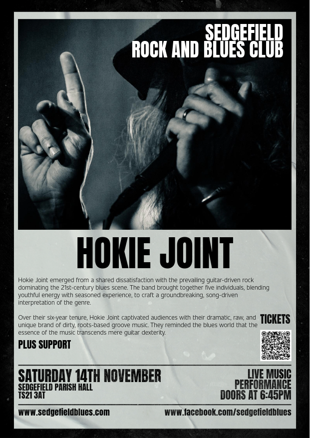 Buy tickets for Hokie Joint at Sedgefield Rock and Blues club